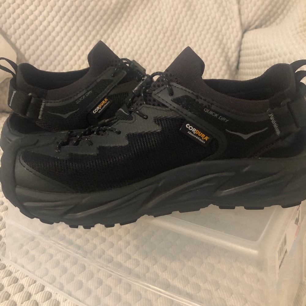 Women Hoka Black Hiking Shoes